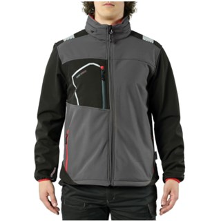 CHAQUETA SOFTSHELL POSH GRIS/NEGRO T.L - Imagen 1